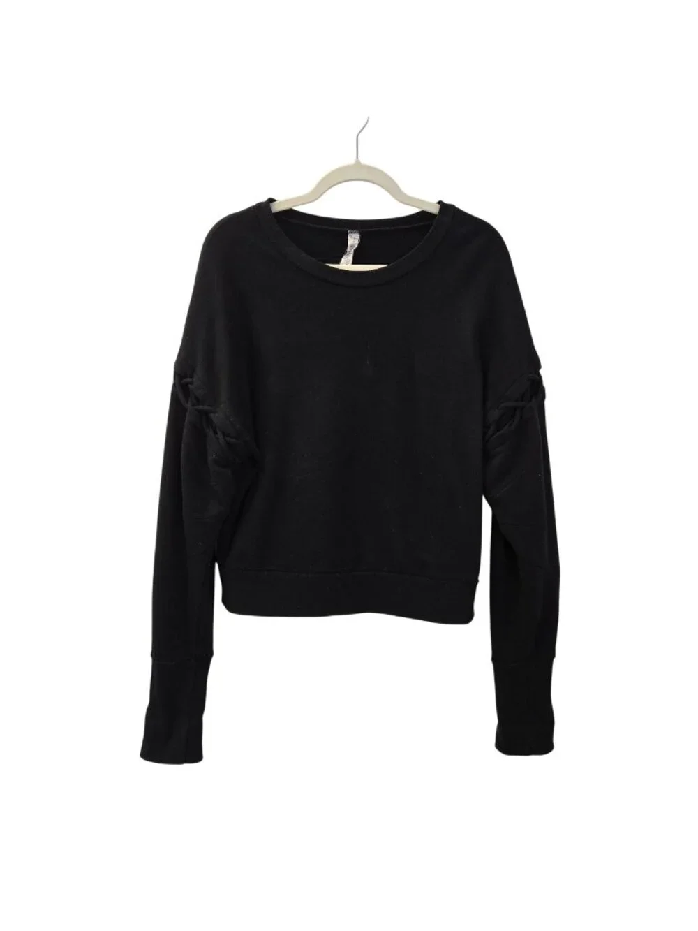 ALO Yoga Braided Accent Crewneck Sweatshirt Size Medium